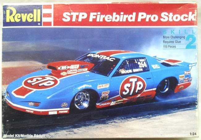 Revell 1/25 STP Firebird Pro Stock Rickie Smith, 7498 plastic model kit